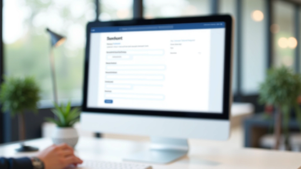 FormFlow GmbH Formulardesign-Interface auf Monitor